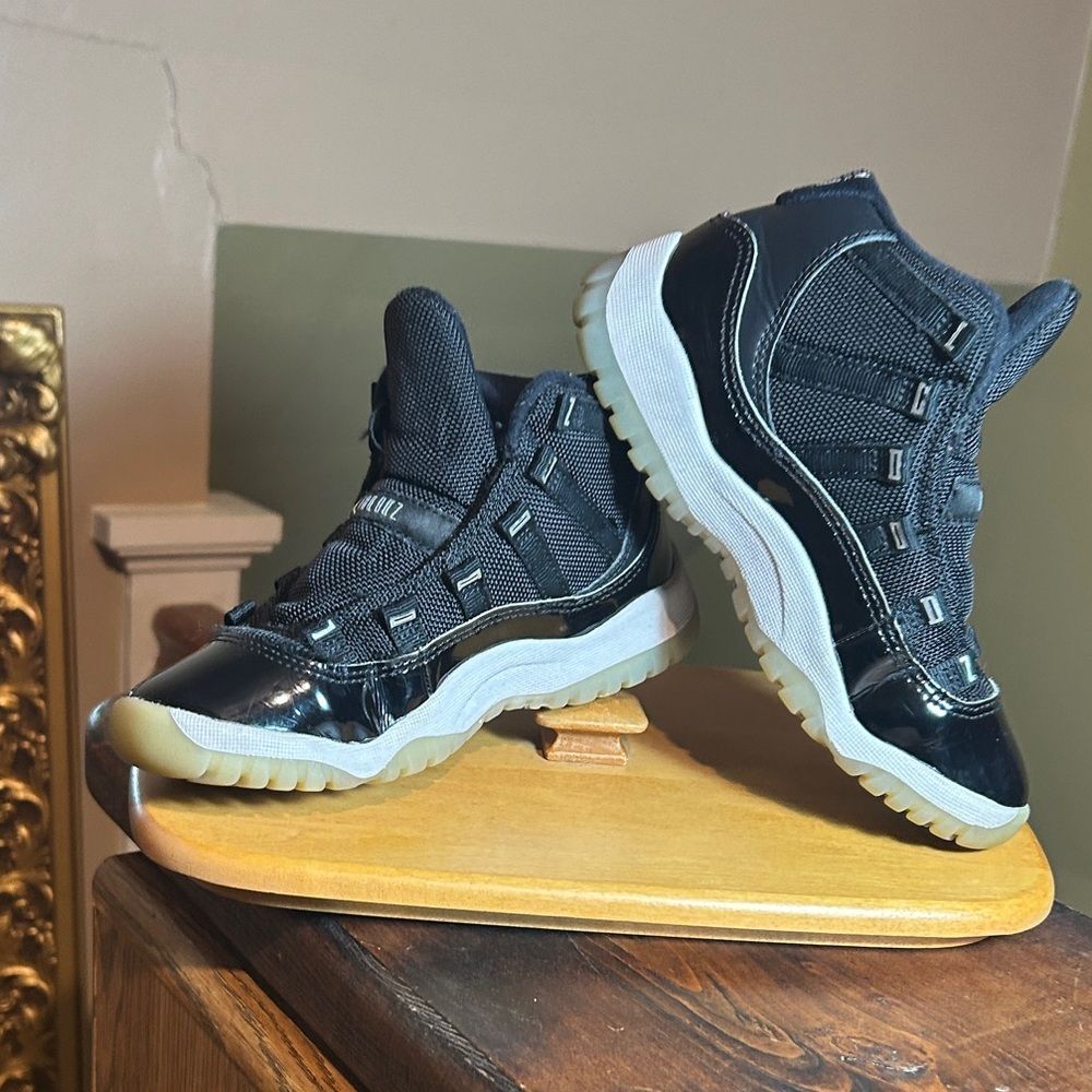 Nike Air Jordan 11 Retro PS Jubilee 25th Anniversary Black 378039-011 Sz 13C